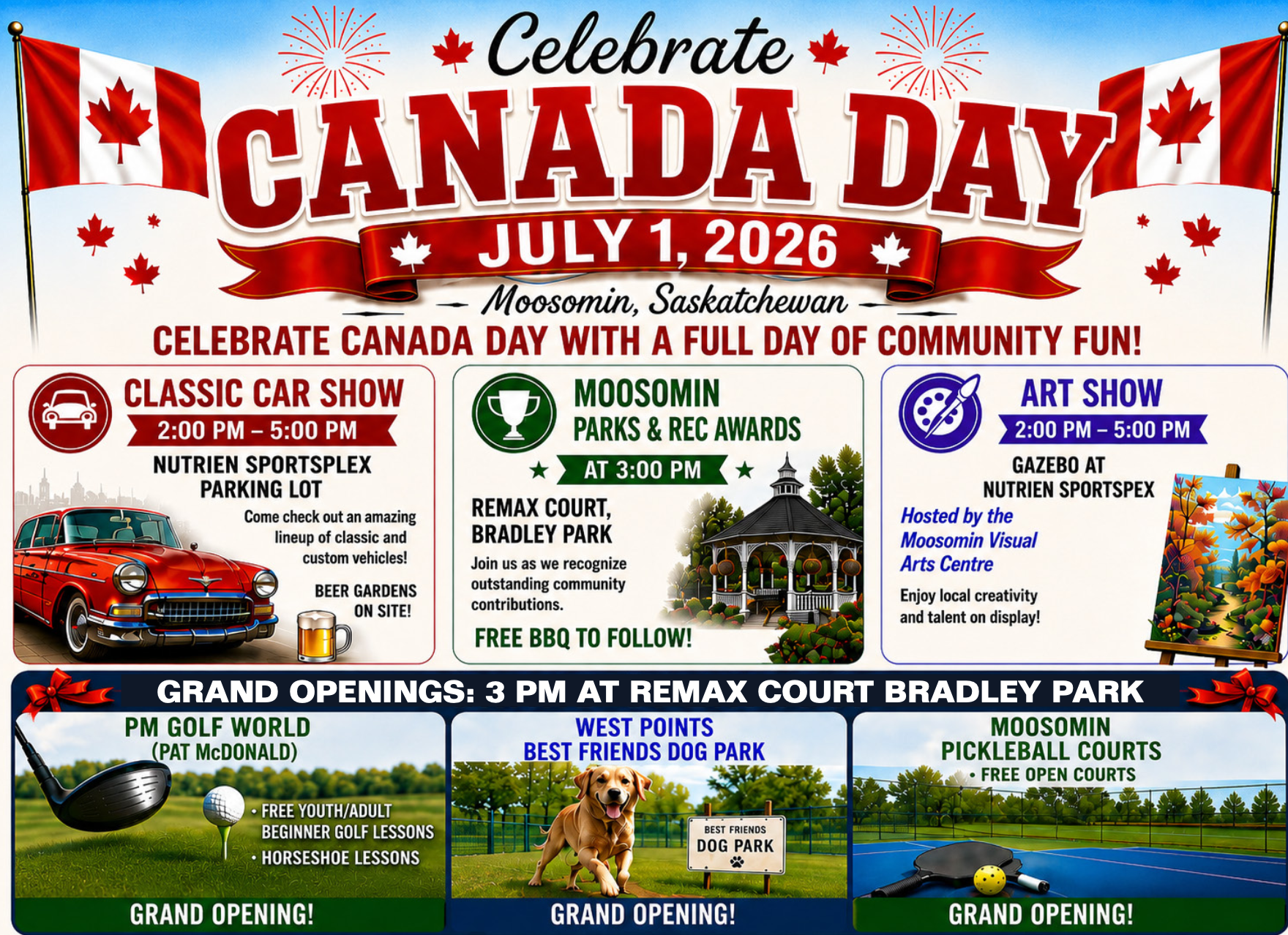 Town of Moosomin Canada Day events